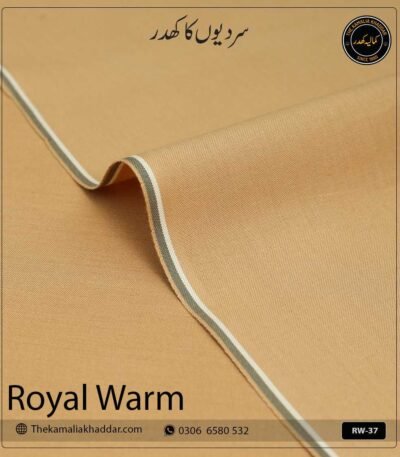 Royal Warm Pure Cotton Kamalia Khaddar Winter Fabric Suit