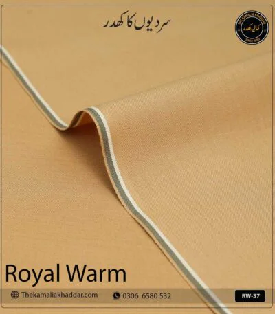 Royal Warm Pure Cotton Kamalia Khaddar Winter Fabric Suit