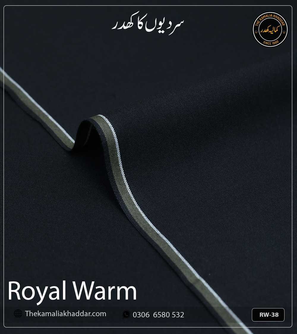 Royal-Warm-Kamalia-Khaddar-Winter-Collection-1980-RW-38 Royal Warm Pure Cotton Kamalia Khaddar Winter Fabric Suit