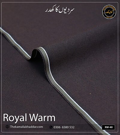 Royal Warm Pure Cotton Kamalia Khaddar Winter Fabric Suit