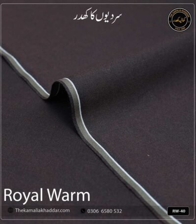 Royal Warm Pure Cotton Kamalia Khaddar Winter Fabric Suit