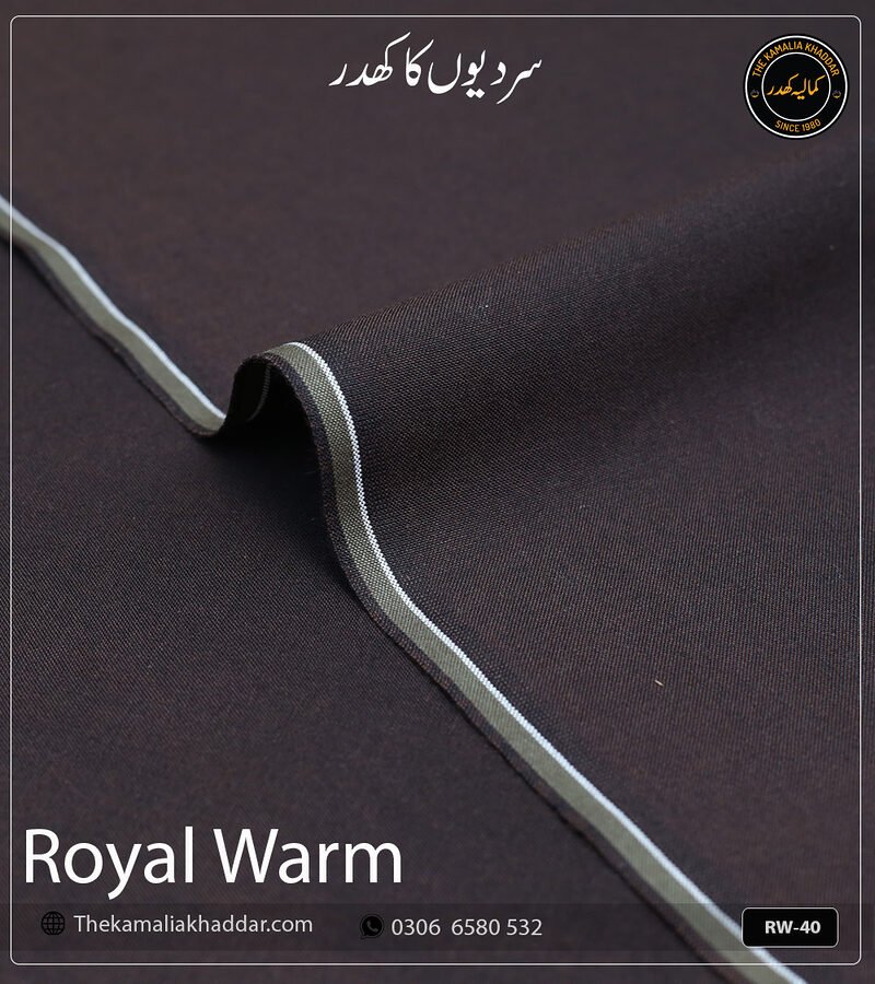 Shipment Tracking 9 Royal Warm Pure Cotton Kamalia Khaddar Winter Fabric Suit