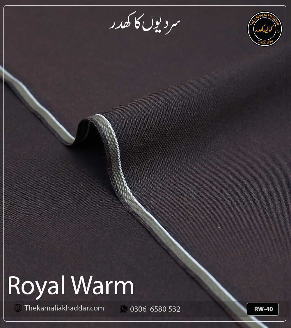 Royal-Warm-Kamalia-Khaddar-Winter-Collection-1980-RW-40 Royal Warm Pure Cotton Kamalia Khaddar Winter Fabric Suit