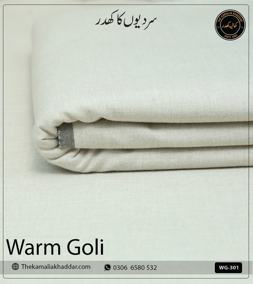 WG-301 Warm Goli โ Kamalia Khaddar Winter Collection | WG-301 - Image 1