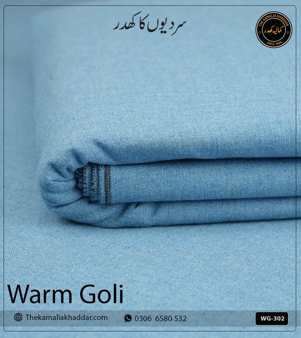 WG-302 Warm Goli โ Kamalia Khaddar Winter Collection | WG-302 - Image 1