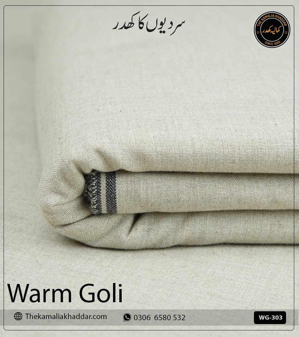 WG-303 Warm Goli โ Kamalia Khaddar Winter Collection | WG-303 - Image 1