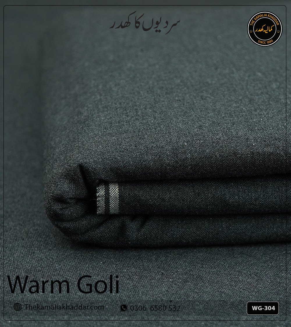 WG-304 Warm Goli โ Kamalia Khaddar Winter Collection | WG-304 - Image 1