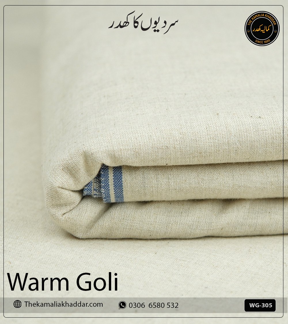 WG-305 Warm Goli โ Kamalia Khaddar Winter Collection | WG-305 - Image 1