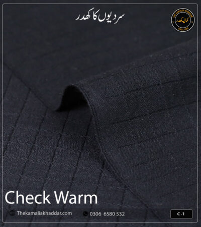 Check Warm | Kamalia Khaddar Winter Collection | C-1