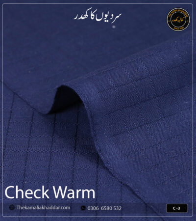 Check Warm | Kamalia Khaddar Winter Collection | C-3