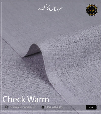Check Warm | Kamalia Khaddar Winter Collection | C-4