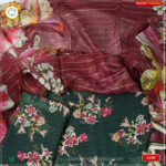 3PC Kamalia Khaddar Ladies Unstitched Printed Lawn Suit | LV28