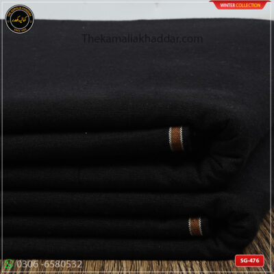 SG-476 Premium Plus Kamalia Khaddar Winter Double Goli in White – Original Kamalia Khaddar winter fabric