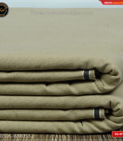 SG-479 Premium Plus Kamalia Khaddar Winter Double Goli in White – Original Kamalia Khaddar winter fabric