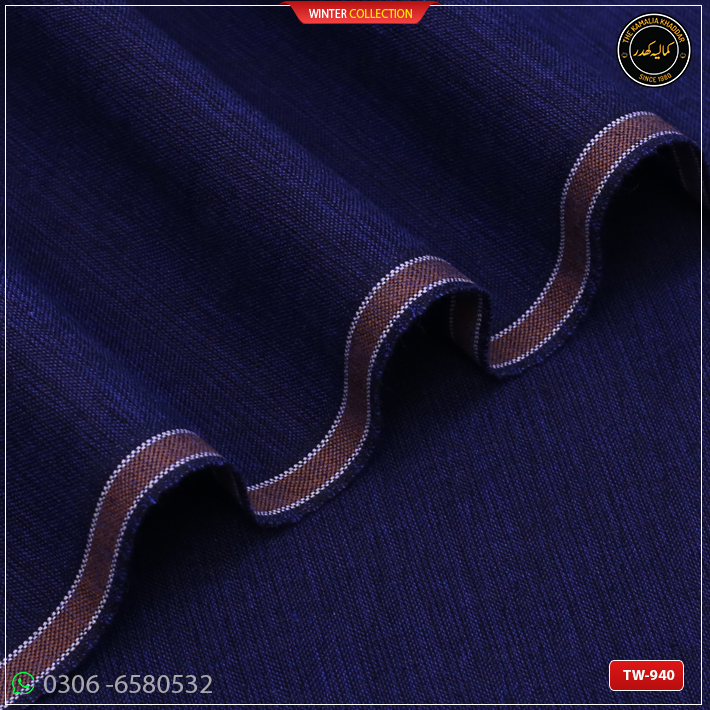 TW-940 Winter Khaddar – Kamalia Khaddar Original Since 1980 Winter Khaddar Premium Plus Texture TW-940 – Kamalia Khaddar Original fabric since 1980
