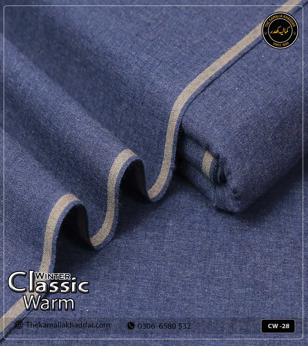 CW--28 ClassicWarm | Kamalia Khaddar Winter Collection | CW-28 - Image 1