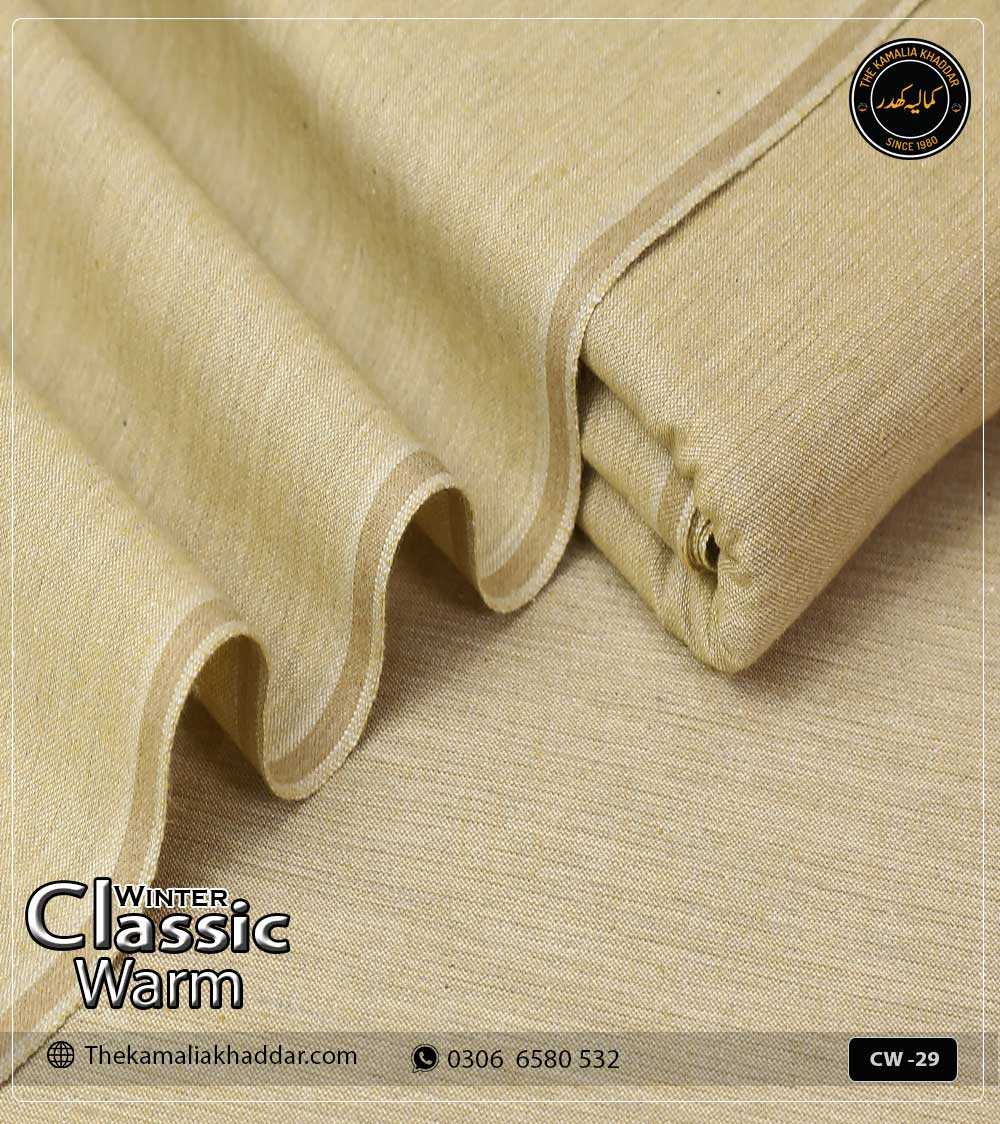 CW--29 ClassicWarm | Kamalia Khaddar Winter Collection | CW-29 - Image 1